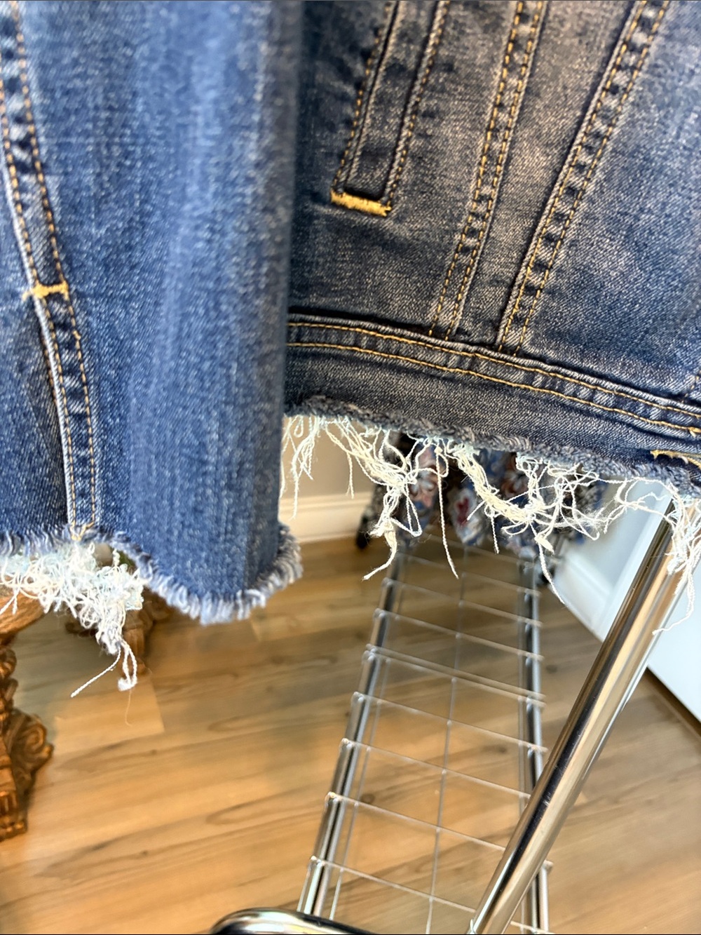 Destructed Jean Jacket - Picture 3 of 6